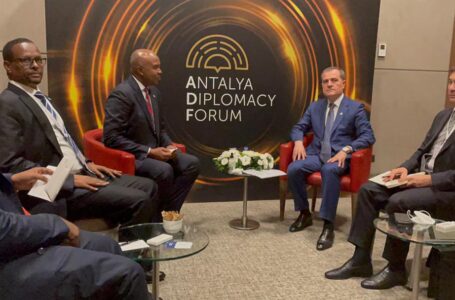 Somali, Azerbaijani Foreign Ministers meet in Turkey.