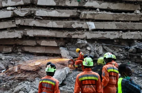 Seven missing after multi-storey building collapses in Kenya’s capital