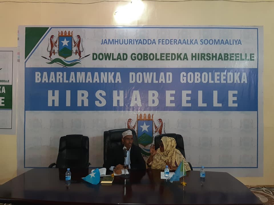 Kalfadhiga 5aad ee Baarlamaanka Hirshabeelle oo ka furmay Jowhar