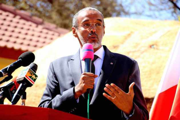 Wasiirka Gaashaandhigga Jabuuti oo maanta tagaya Beledweyne