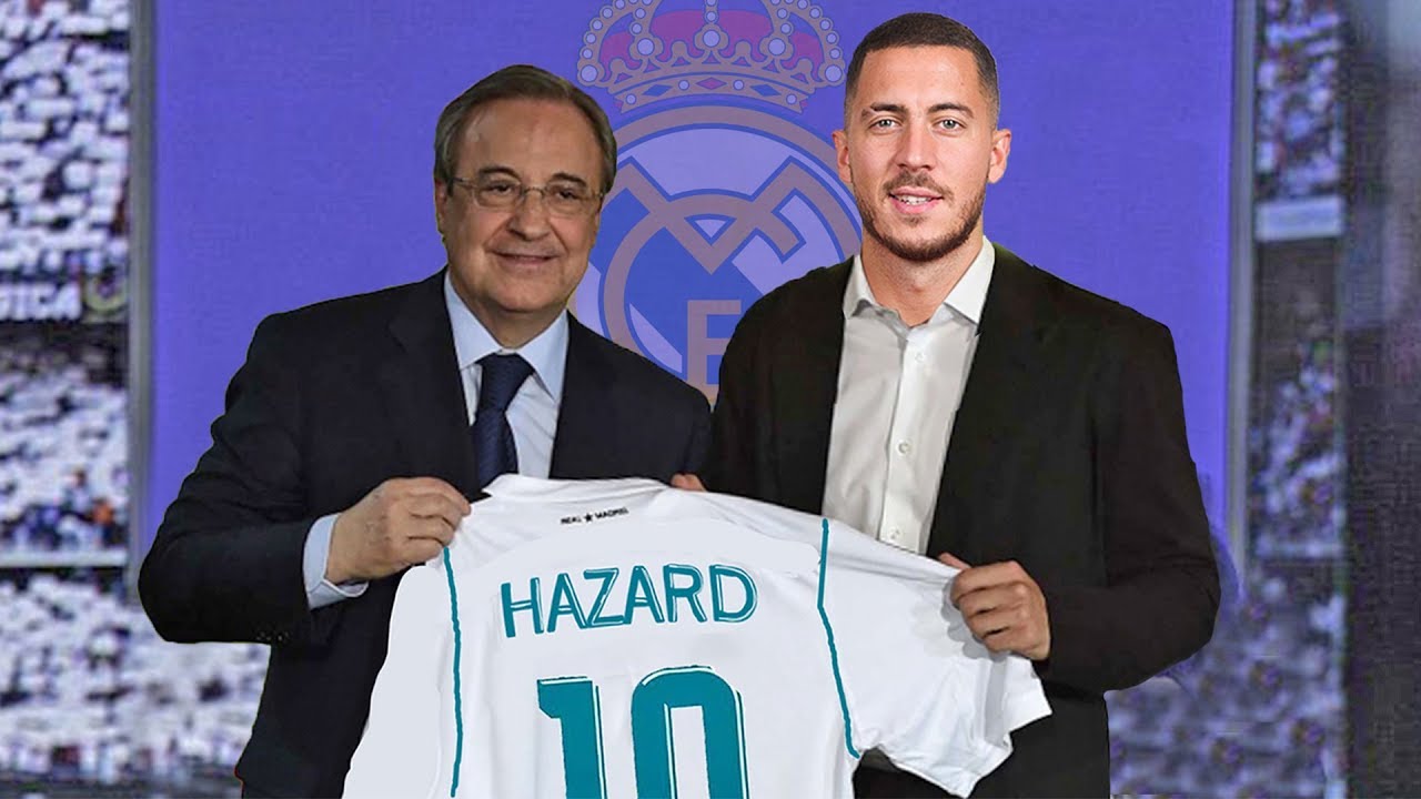Edin Hazard oo si rasmi ugu biiray Real Madrid.