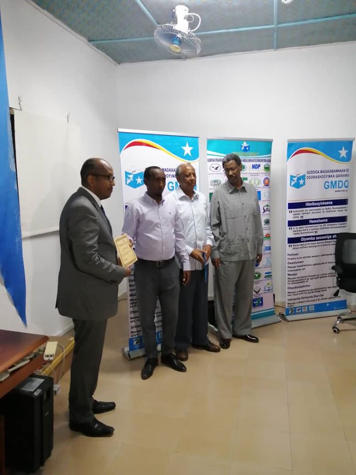 Guddiga Madax banaan ee doorashooyinka oo diiwaangeliyay Axsaab cusub
