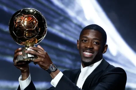 Ousmane Dembele oo noqday Faransiiskii 6aad ee ku guulaysta Ballon d’Or