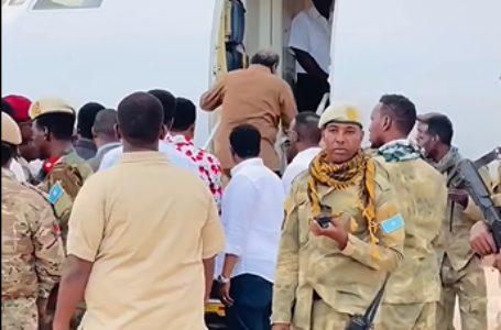 MW Xasan Sheekh oo soo gaba gabeeyay Safar dhulka ah oo uu ku maray Degmooyinka Galmudug