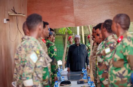 Muxuu hoggaamiye Aadan Madoobe kala hadlay Taliska Qeybta 60-aad ee Militeriga Soomaaliya?